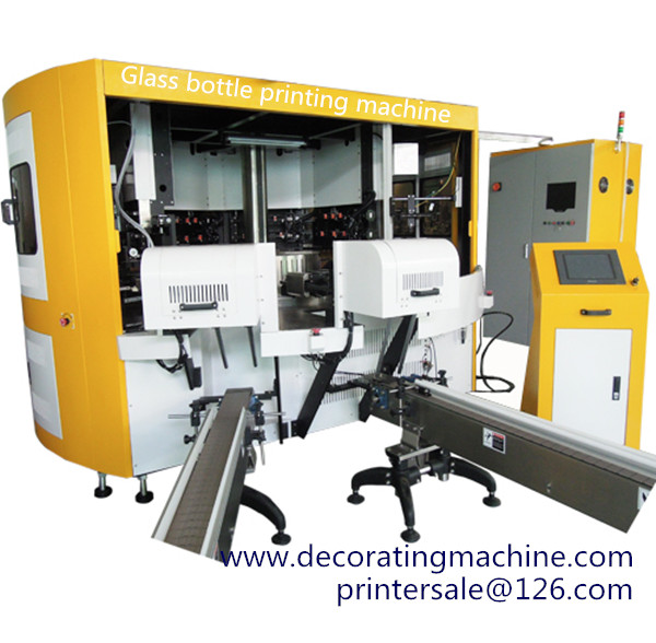 6 color Rotary Glass Screen Printing Machine