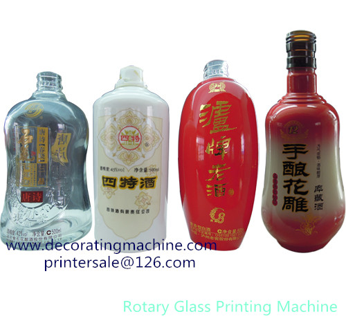 Rotary Screen Printing machine for plastic bottles